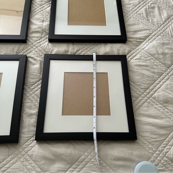Bundle of Four Black Square Picture Frame Set - Picture 6 of 7